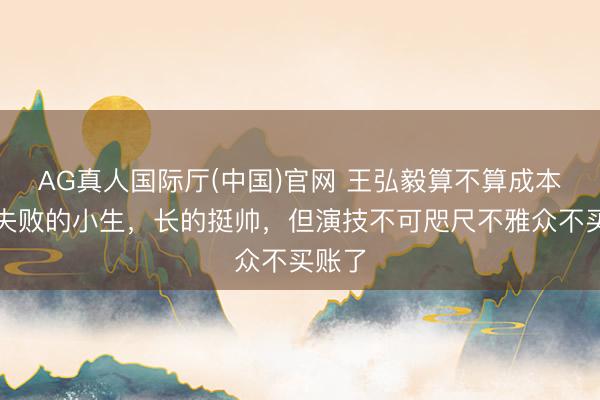 AG真人国际厅(中国)官网 王弘毅算不算成本买股失败的小生，长的挺帅，但演技不可咫尺不雅众不买账了
