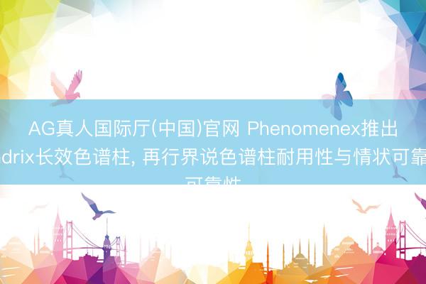 AG真人国际厅(中国)官网 Phenomenex推出Endrix长效色谱柱, 再行界说色谱柱耐用性与情状可靠性